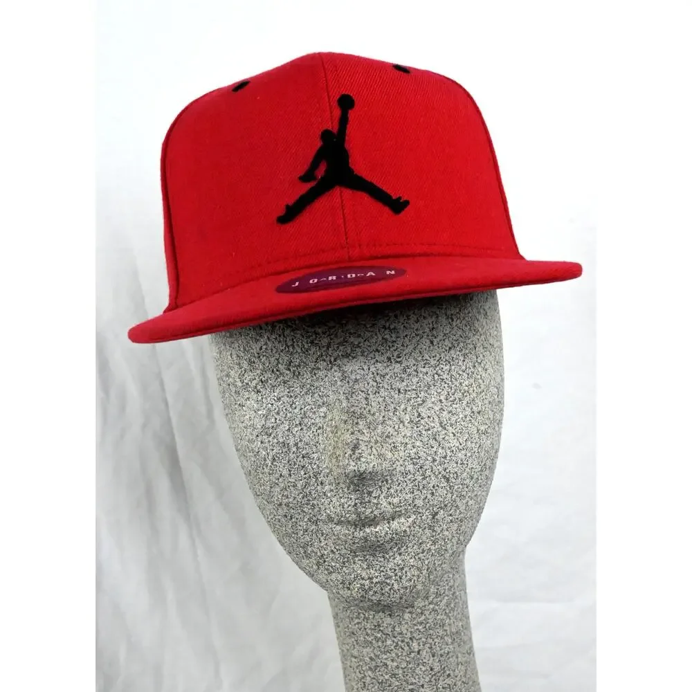 Jordan Red & Black Accent Snapback Hat